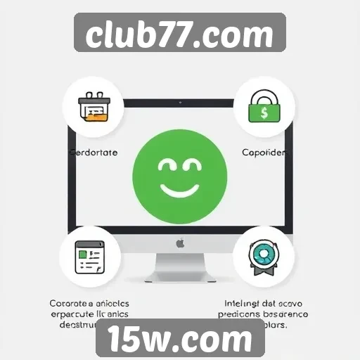 Principais recursos de usabilidade do site Club77.com